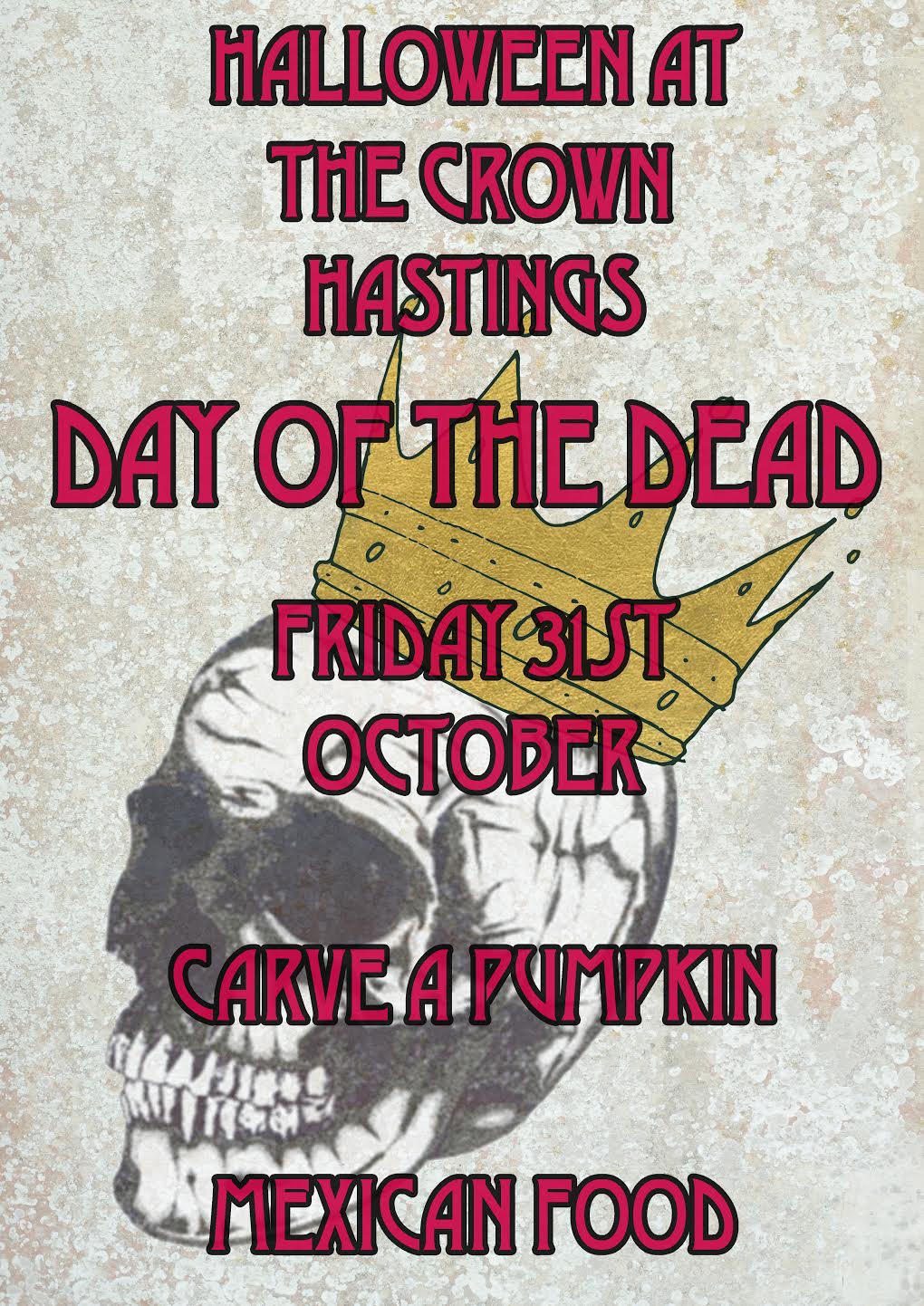 Poster for Day of the Dead Mexican Halloween