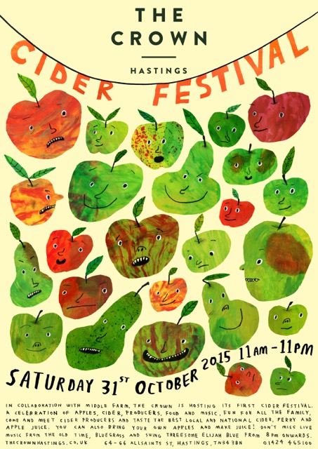 Poster for Cider Festival at The Crown
