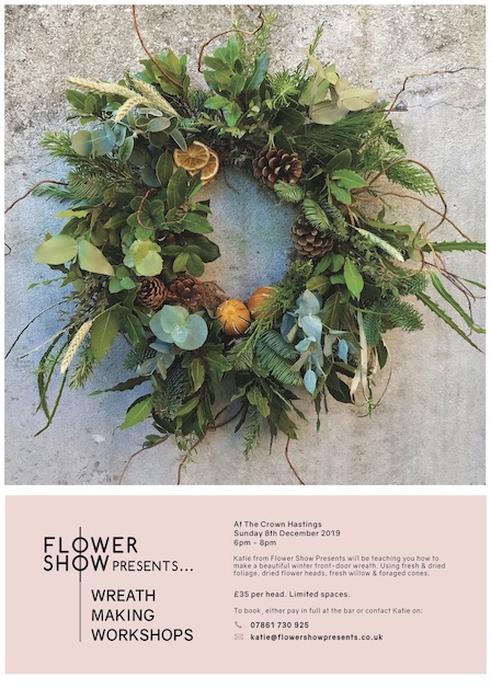 Poster for Flower Show Presents: Wreath Making Workshops