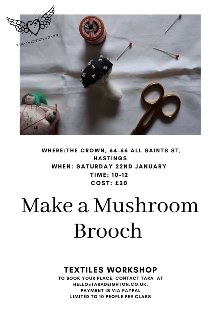 Poster for Make a Mushroom Brooch