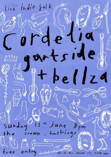 Poster for Cordelia Gartside + bellza