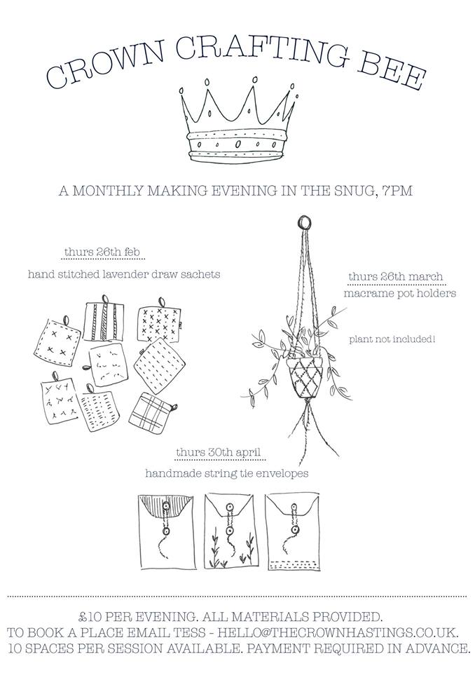 Poster for Crafting Bee: Lavender Draw Sachets