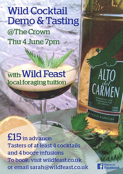 Poster for Wild Cocktail Demo and Tasting