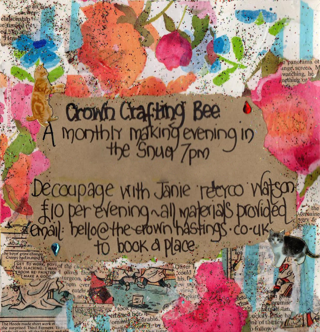 Poster for Crafting Bee: Decoupage