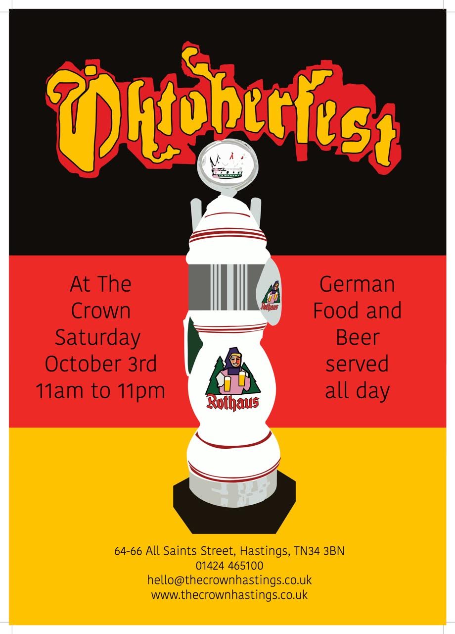 Poster for Oktoberfest at The Crown