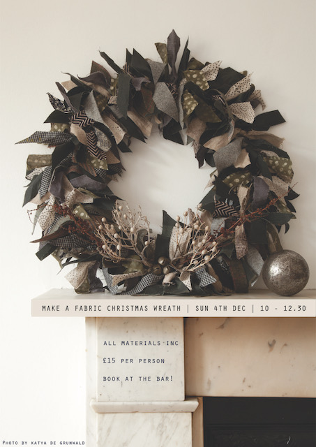 Poster for Make a Fabric Christmas Wreath