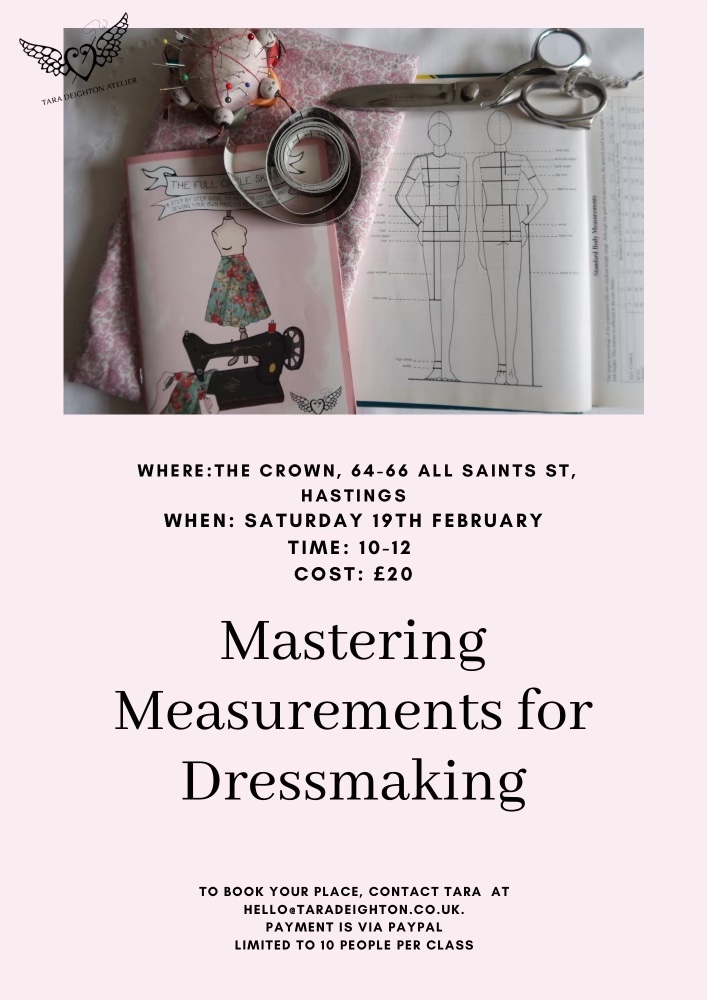 Poster for Mastering Measurements for Dressmaking