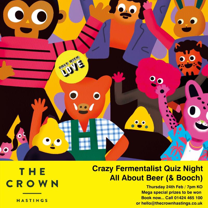 Poster for Crazy Fermentalist Quiz Night