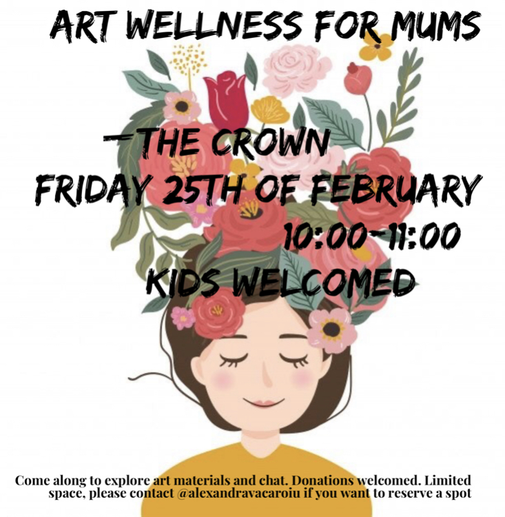 Poster for Art Wellness for Mums