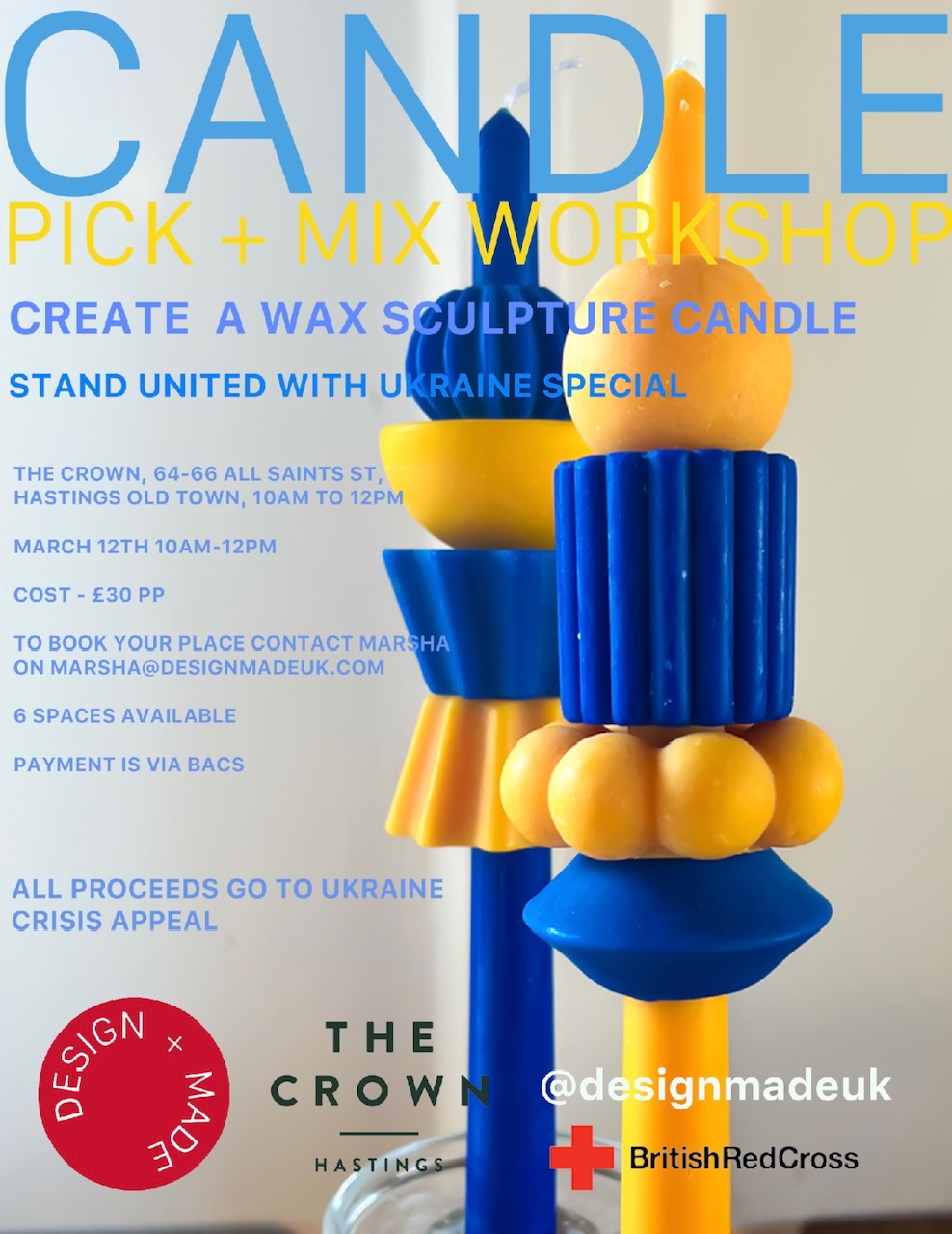 Poster for PICK’n’MIX Sculptural Candle Making Workshop