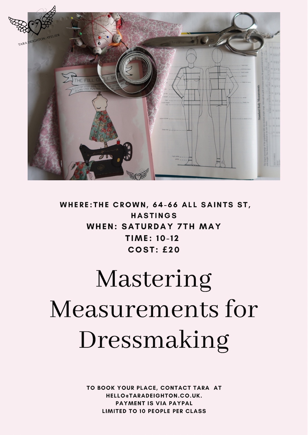 Poster for Mastering Measurements for Dressmaking
