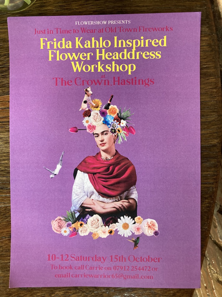 Poster for Flower Show Presents: Frida Kahlo Inspired Flower Headdress Workshop