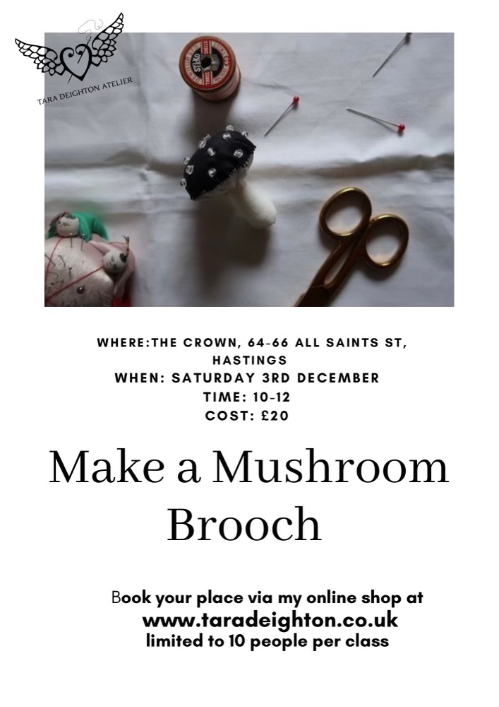 Poster for Make a Mushroom Brooch