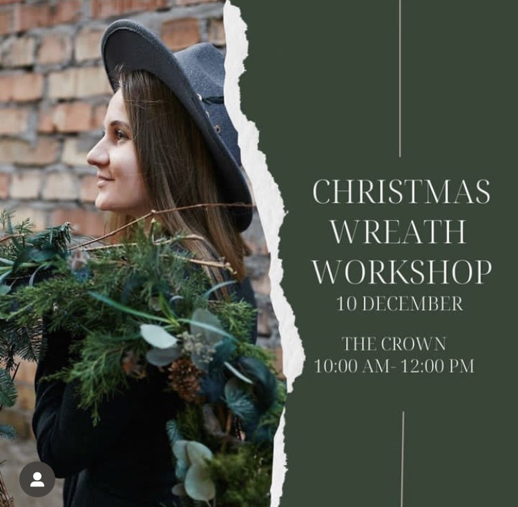Poster for Christmas Wreath Workshop