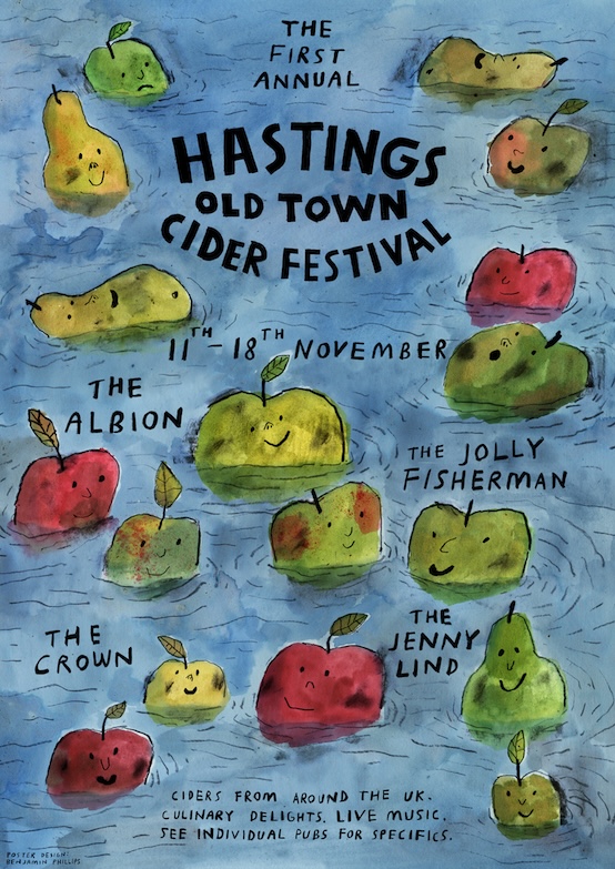 Poster for Hastings Old Town Cider Festival
