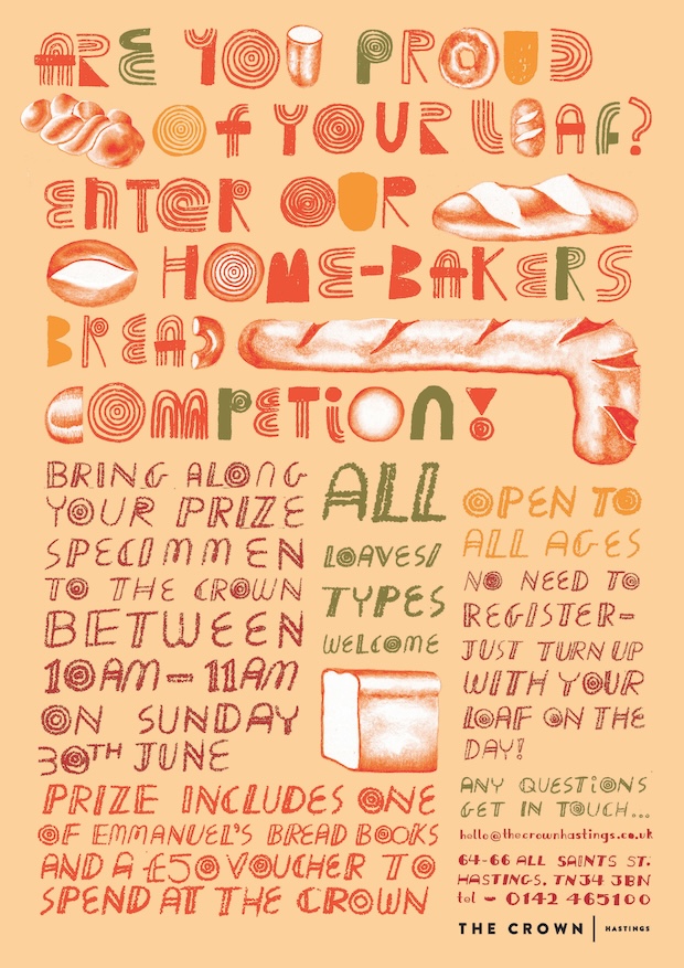 Poster for Home-Bakers Bread Competition