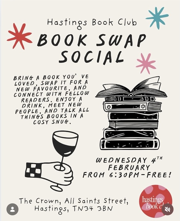 Poster for Book Swap Social