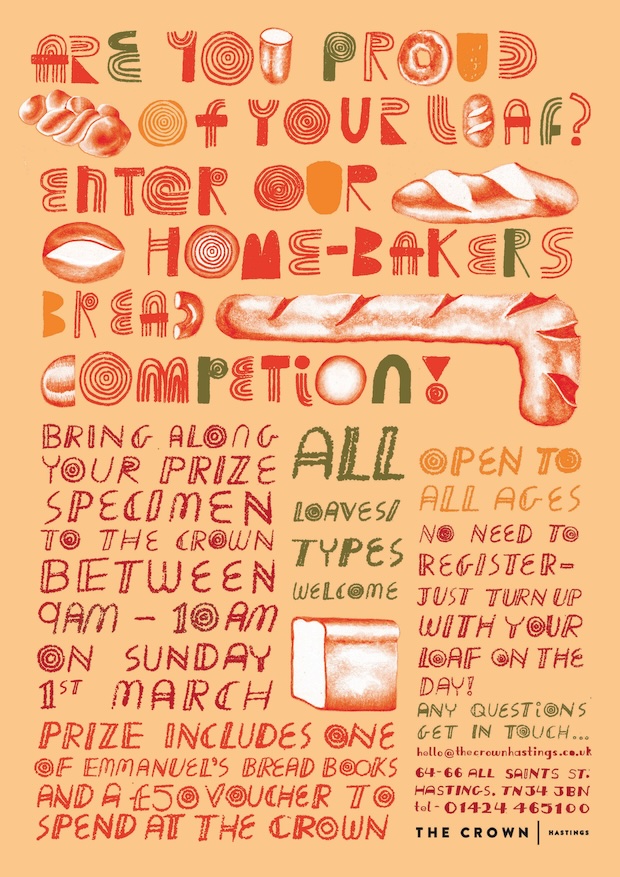 Poster for Home-Bakers Bread Competition