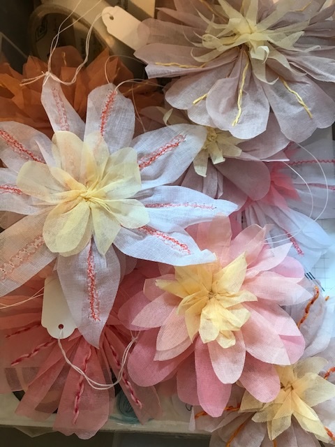 Poster for Organdie Flower Workshop